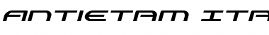 Download Antietam Italic Italic Font Title Preview