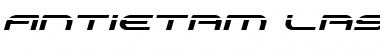 Download Antietam Laser Italic Italic Font Title Preview