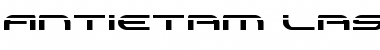 Download Antietam Laser Regular Font Title Preview