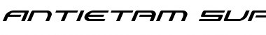 Download Antietam Super-Italic Italic Font Title Preview