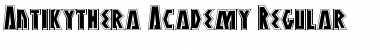 Download Antikythera Academy Regular Font Title Preview