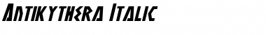 Download Antikythera Italic Italic Font Title Preview