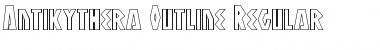 Download Antikythera Outline Regular Font Title Preview