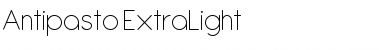 Download Antipasto ExtraLight Font Title Preview