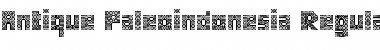Download Antique Paleoindonesia Regular Font Title Preview