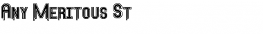 Download Any Meritous St Regular Font Title Preview