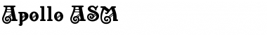 Download Apollo ASM Regular Font Title Preview