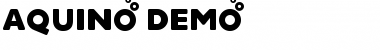 Download Aquino Demo Font Title Preview