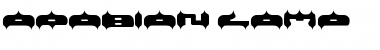 Download ARABIAN LAMP Regular Font Title Preview