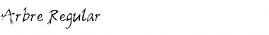Download Arbre Regular Font Title Preview