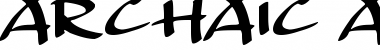 Download Archaic Asian Inks Regular Font Title Preview