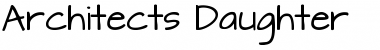 Download Architects Daughter Regular Font Title Preview