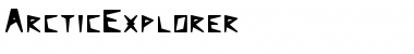 Download ArcticExplorer Regular Font Title Preview