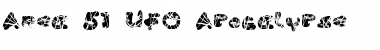 Download Area 51 UFO Apocalypse Medium Font Title Preview