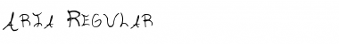 Download Aria Regular Font Title Preview
