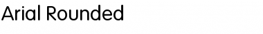 Download Arial-Rounded Regular Font Title Preview