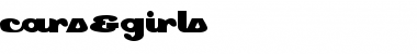 Download Cars&Girls Regular Font Title Preview