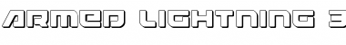 Download Armed Lightning 3D Regular Font Title Preview