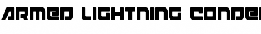 Download Armed Lightning Condensed Condensed Font Title Preview