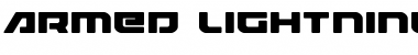 Download Armed Lightning Expanded Expanded Font Title Preview