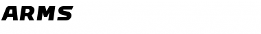 Download ARMS Regular Font Title Preview