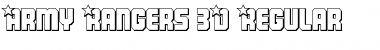 Download Army Rangers 3D Regular Font Title Preview