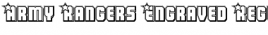 Download Army Rangers Engraved Regular Font Title Preview