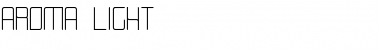 Download AROMA Light Font Title Preview