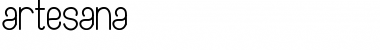 Download Artesana Medium Font Title Preview
