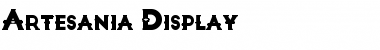 Download Artesania Display Regular Font Title Preview
