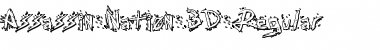 Download Assassin Nation 3D Regular Font Title Preview