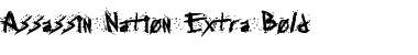 Download Assassin Nation Extra-Bold Extra-Bold Font Title Preview