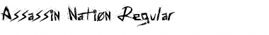 Download Assassin Nation Regular Font Title Preview