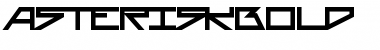 Download AsteriskBold Regular Font Title Preview