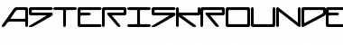 Download AsteriskRounded Regular Font Title Preview