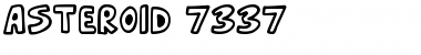 Download Asteroid 7337 Regular Font Title Preview