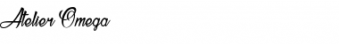 Download Atelier Omega Regular Font Title Preview