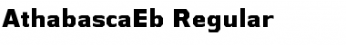 Download Athabasca ExtraBold Font Title Preview