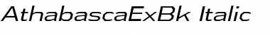 Download Athabasca Expanded Book Italic Font Title Preview