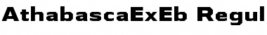 Download Athabasca Expanded ExtraBold Font Title Preview