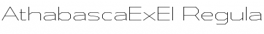 Download Athabasca Expanded ExtraLight Font Title Preview