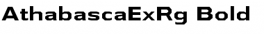 Download Athabasca Expanded Bold Font Title Preview
