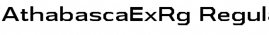 Download Athabasca Expanded Font Title Preview