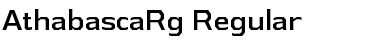 Download Athabasca Regular Font Title Preview