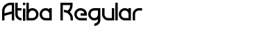 Download Atiba Regular Font Title Preview