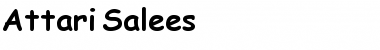 Download Attari_Salees Regular Font Title Preview