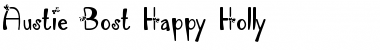 Download Austie Bost Happy Holly Regular Font Title Preview