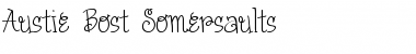 Download Austie Bost Somersaults Regular Font Title Preview