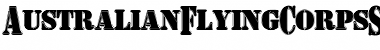 Download AustralianFlyingCorpsStencilCo Regular Font Title Preview