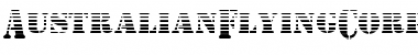Download AustralianFlyingCorpsStencilL Regular Font Title Preview